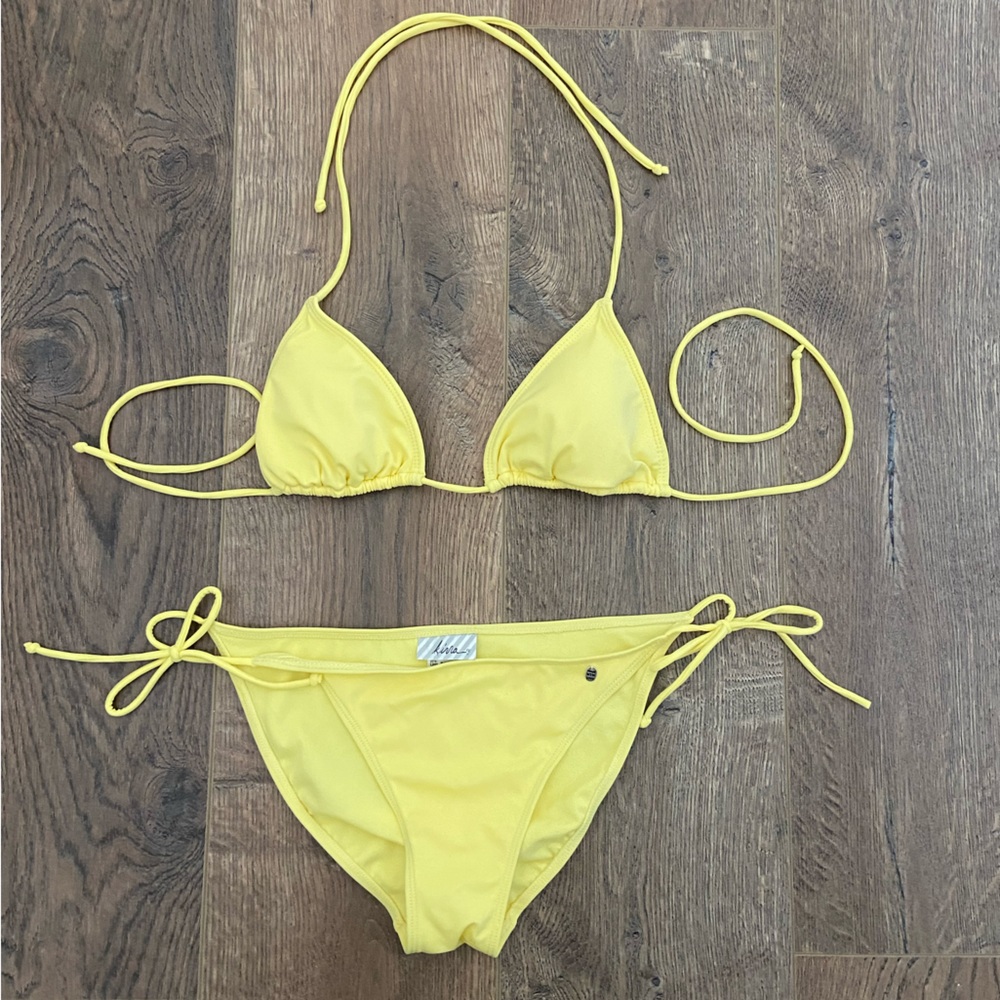 Kirra Pale Yellow Bikini